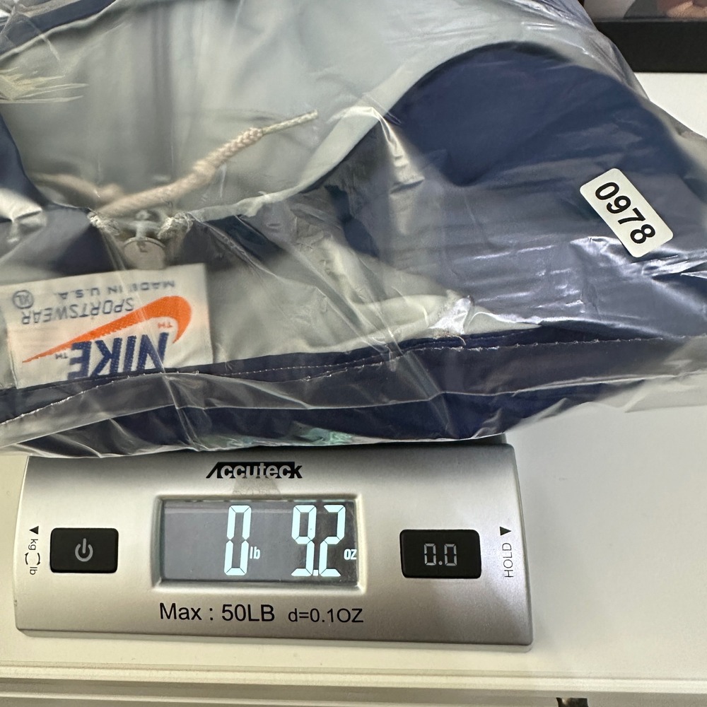 VTG 70s 80s Nike Orange Tag Windbreaker Jacket Men XL USA Made Blue Grey Chevron - Picture 8 of 8